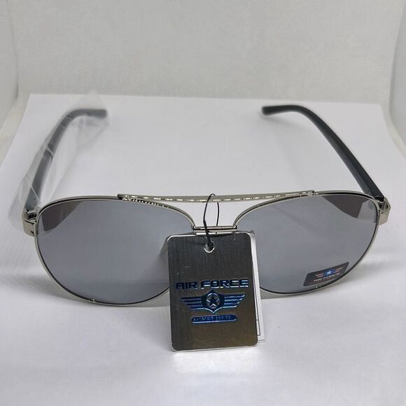 Aviator Mens Mirrored Air Force Sunglasses - Picture 2 of 3